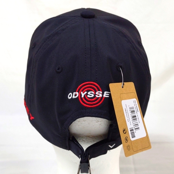 Callaway Odyssey #1 Putter on Tour Promo Hat NWT Black Adjustable - Picture 4 of 8